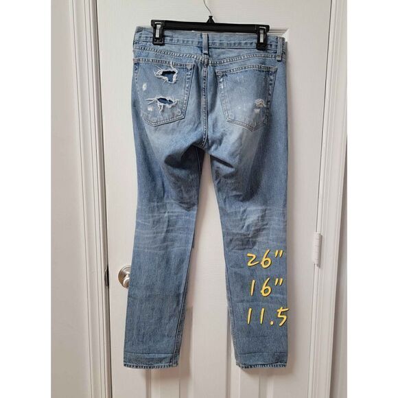 Rag & Bone The Dre Distressed Jeans 25 - Picture 3 of 10